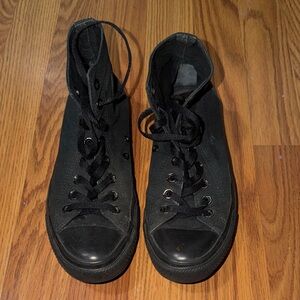All black Converse